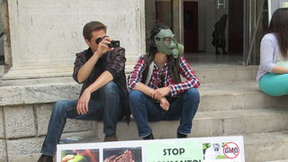 Prosvjed protiv Monstanta u Zadru