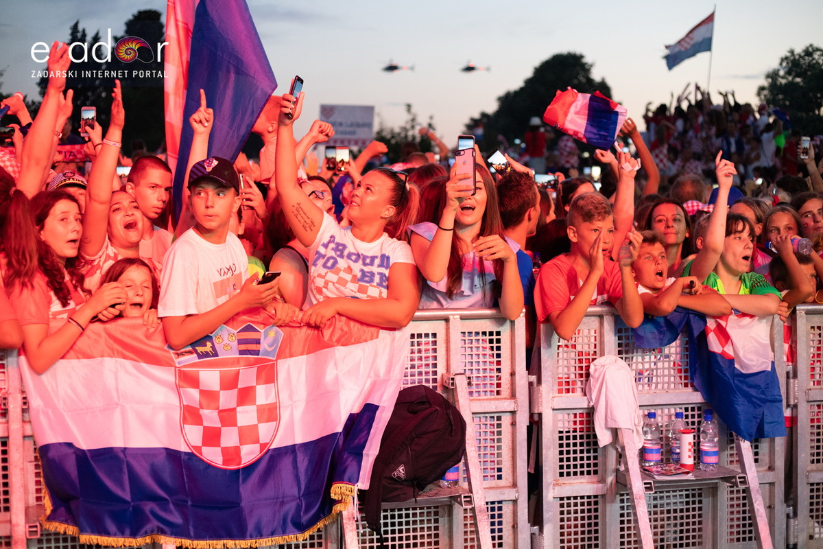 Veličanstven doček četvorice zadarskih Vatrenih Veličanstven doček četvorice zadarskih Vatrenih