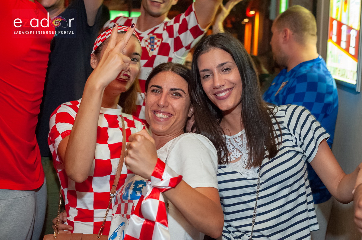Zadar je gorio: Velika fešta nakon plasmana Vatrenih u finale Svjetskog prvenstva
