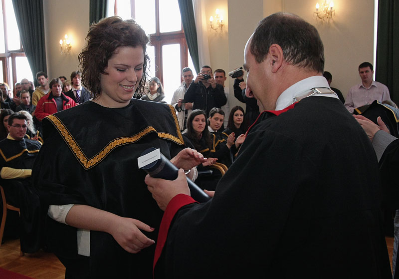 Promocija diplomiranih studenata, 7. ožujka 2009. (foto: Marin Gospić)