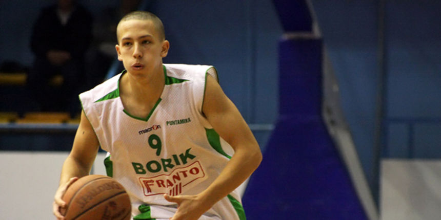 Mario Pešut, KK Borik Puntamika – KK  Darda  77-67 (foto:Saša Čuka)