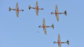 Akro skupina “Krila oluje” u novom sastavu predstavila novi letački program, Foto: Dino Stanin/PIXSELL