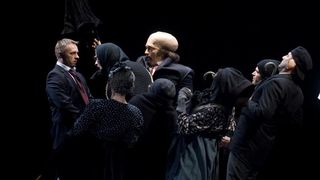 08.11.2013., Zagreb – Premijera predstave Osmi povjerenik, po romanu Renata Baretica, u reziji Sase Anocica. Photo: Daniel Kasap/PIXSELL