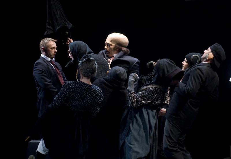 08.11.2013., Zagreb – Premijera predstave Osmi povjerenik, po romanu Renata Baretica, u reziji Sase Anocica. Photo: Daniel Kasap/PIXSELL