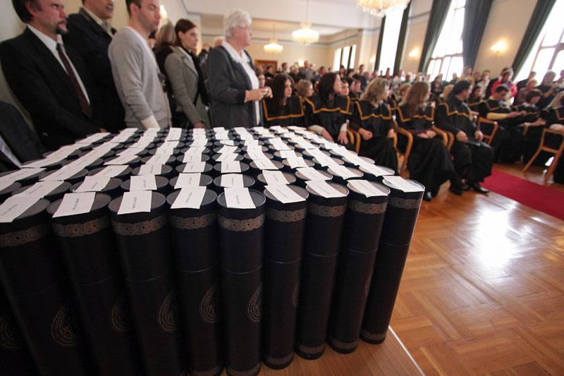 Promocija diplomiranih studenata, 7. ožujka 2009. (foto: Marin Gospić)