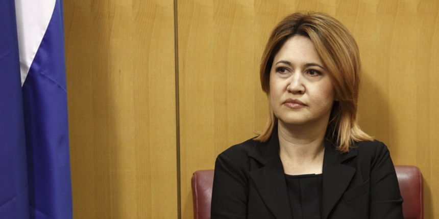 Zagreb, 130313.
Hrvatski sabor, nakon dvotjedne stanke, nastavlja sedmu sjednicu raspravom o Vladinom prijedlogu novog Zakona o dadiljama.
Na fotografiji: ministrica Milanka Opacic.
Foto: Dragan Matic / CROPIX