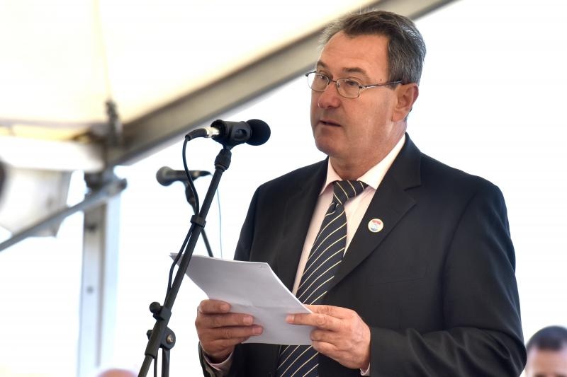 Zadar danas obiljezava 25. obljetnicu obrane Grada. 6. listopada 1991. otporom hrvatskih branitelja sprijecen je prodor srpskih snaga u grad. Kod spomen obiljezja na Dracevcu odrzan je svecani skup. Photo: Dino Stanin/PIXSELL