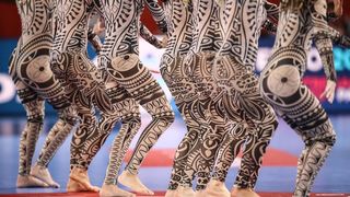 Plesačice zabavljale gledatelje na utakmici Danske i Mađarske