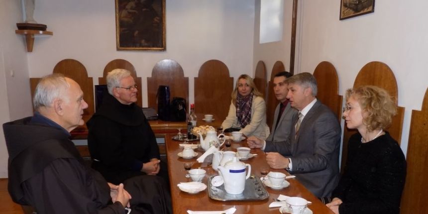 Župan Longin posjetio zadarske franjevce Župan Longin posjetio zadarske franjevce
