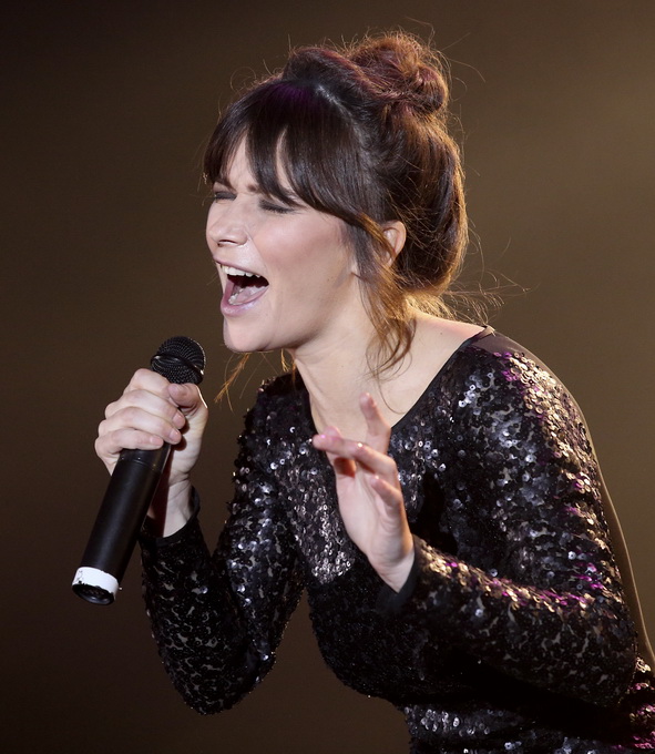 Zagreb, 201212. 
Dom Sportova.
Koncert Zvijezde Hit Recordsa, na kojem nastupaju izvodjaci koji izdaju albume za tu izdavacku kucu.
Na fotografiji: Vesna Pisarovic.
Foto: Admir Buljubasic / CROPIX