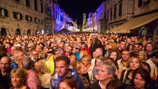 Koncert Bryana Ferryja na Stradunu povodom 100 godina hotela Excelsior.  Photo:Grgo Jelavić/PIXSELL