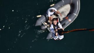 Otvorena sezona bungee jumpinga sa starog Masleničkog mosta. Photo: Hrvoje Jelavić/PIXSELL Otvorena sezona bungee jumpinga sa starog Masleničkog mosta. Photo: Hrvoje Jelavić/PIXSELL