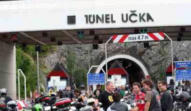 Prosvjed bikera Tunel Učka (Foto: Barkun.hr)