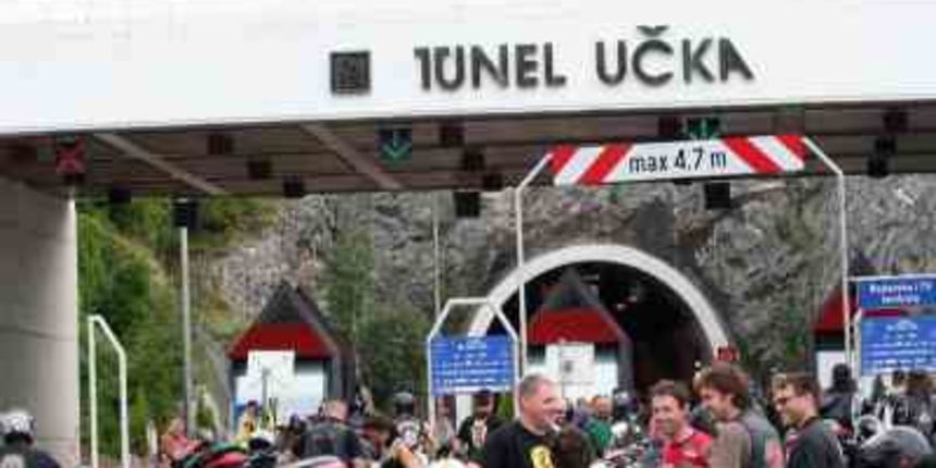 Prosvjed bikera Tunel Učka (Foto: Barkun.hr)