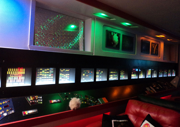 Mini Enterprise u domu najvećeg fana Star Treka, foto: Line Rainville
