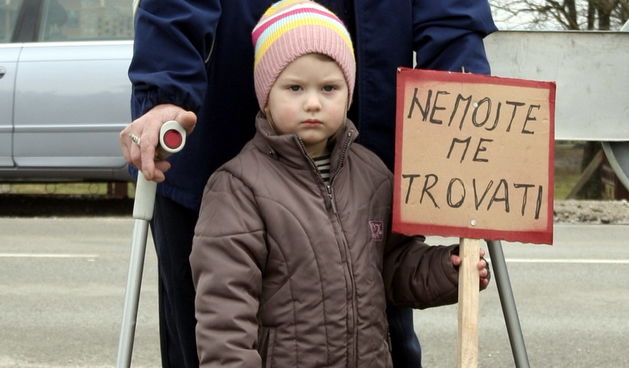 Draganići: Prosvjed zbog otpada(Foto: Danijel Tuskan / CROPIX  )