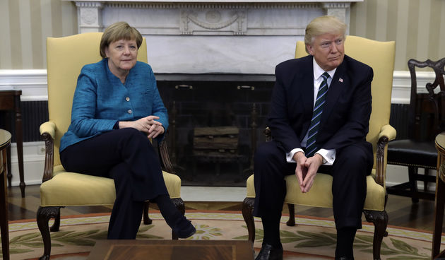 Merkel i Trump