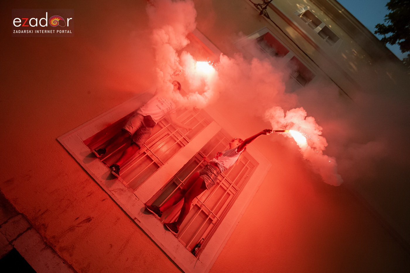 Navijačko ludilo u Zadru za vrijeme i nakon finala Svjetskog prvenstva Navijačko ludilo u Zadru za vrijeme i nakon finala Svjetskog prvenstva