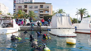 Ronilacki klub Sv. Roko – čišćenje, uvala Jazine, foto: Leo Banić