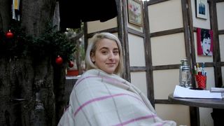 Blagdanski uređena otvorena terasa kafića Kult, Photo: Filip Brala/PIXSELL