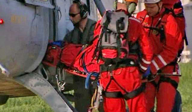 Akcija spašavanja – helikopter (Foto: Dnevnik.hr)
