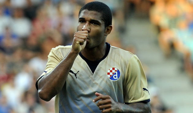 Helsinki, 270711.Stadion HJK Helsinki.1. utakmica 3. pretkola Lige Prvaka, susret HJK Helsinki i GNK Dinamo.Na slici: Sammir gol.Foto: Damir Krajac / CROPIX