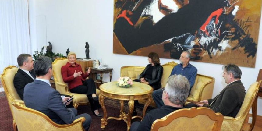 Udruga “Blokirani” kod predsjednice, Foto: Tomislav Bušljeta