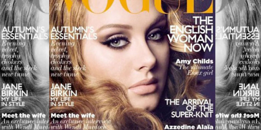 Adele ( foto Vogue) Adele ( foto Vogue)