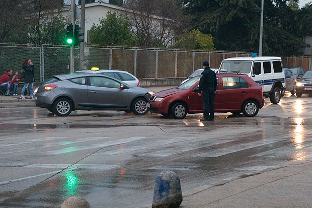 Prometna nesreća na križanju Radićeve i Tuđmanove, Foto: Leo Banić