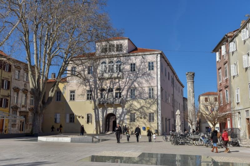 Zadar – Trg Petra Zoranica. Photo: Dino Stanin/PIXSELL Zadar – Trg Petra Zoranica. Photo: Dino Stanin/PIXSELL