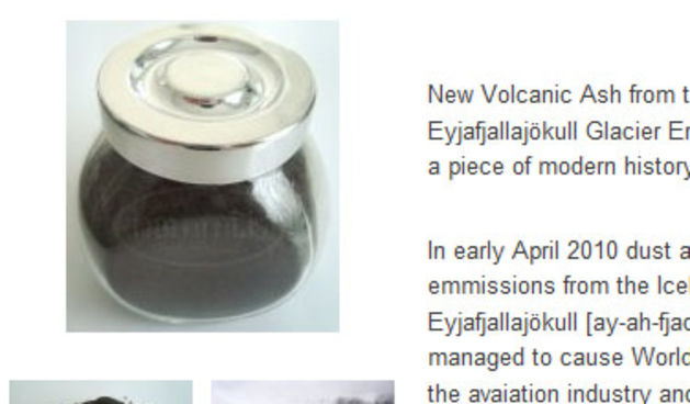 Vulkanski pepeo s Islanda