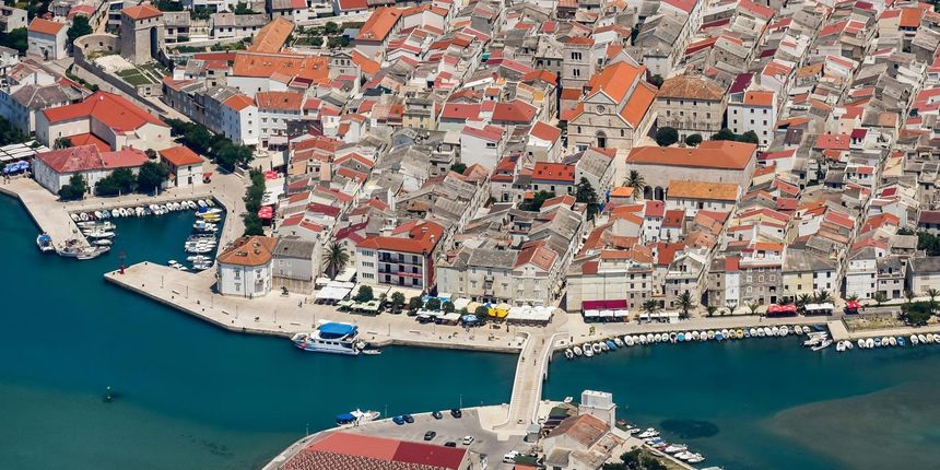 Grad Pag, panorama Paga Grad Pag, panorama Paga