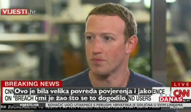 Šef Facebooka Mark Zuckerberg prekinuo šutnju: ‘Pogriješili smo’ (thumbnail)