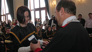 Promocija diplomiranih studenata, 7. ožujka 2009. (foto: Marin Gospić)