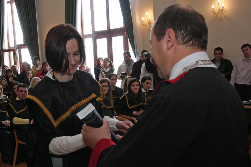 Promocija diplomiranih studenata, 7. ožujka 2009. (foto: Marin Gospić)
