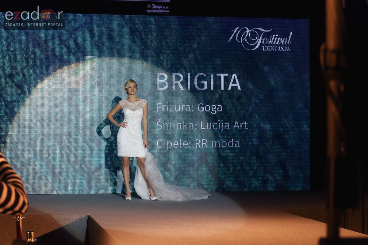 10. Festival vjenčanja: Modna revija vjenčanica i revija cvijeća 5. ožujka 2017.