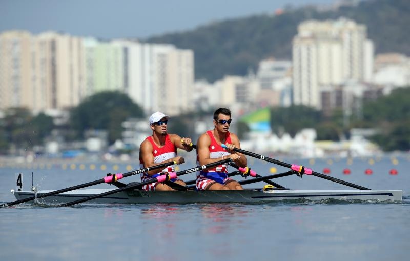 Olimpijske igre Rio 2016. Veslanje, polufinale dvojac na pariće, Valent i Martin Sinković. Photo: Igor Kralj/PIXSELL