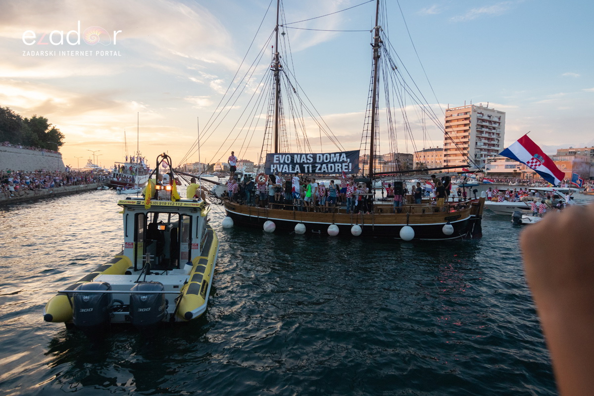 Veličanstven doček četvorice zadarskih Vatrenih