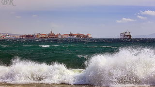 Jugo u Zadru 29. ozujka 2009. (Foto: Boris Kacan)