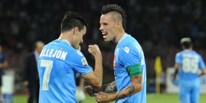 Jose Callejon i Marek Hamšik, foto: sscnapoli.it Jose Callejon i Marek Hamšik, foto: sscnapoli.it