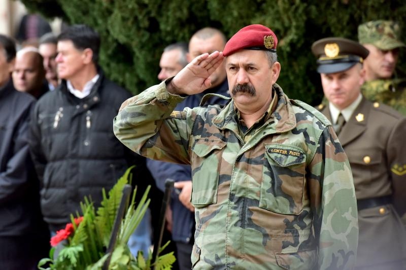 Svecanim postrojavanjem i mimohodom kroz grad postrojbi sudionica obiljezena je 22. obljetnica vojno-redarstvene akcije Maslenica. Photo: Dino Stanin/PIXSELL Svecanim postrojavanjem i mimohodom kroz grad postrojbi sudionica obiljezena je 22. obljetnica vojno-redarstvene akcije Maslenica. Photo: Dino Stanin/PIXSELL