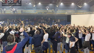 Humanitarno gledanje utakmice Zadar-Cibona (85-84) u Jazinama Humanitarno gledanje utakmice Zadar-Cibona (85-84) u Jazinama