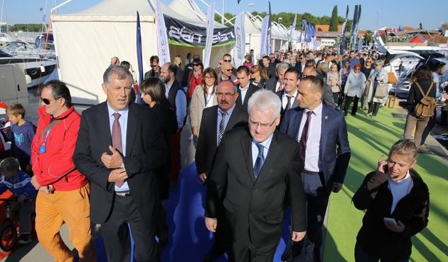 Biograd Na Moru: Ivo Josipović posjetio 16. međunarodni nautički sajam Biograd Boat Show, foto: Filip Brala/PIXSELL