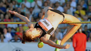 Zagreb, 130911.
IAAF World Challenge Zagreb 2011, 
61. memorijal Borisa Hanzekovica na atletskom stadionu Mladost na Savi.
Na slici: Simic Ana.
Foto: Srdjan Vrancic / CROPIX