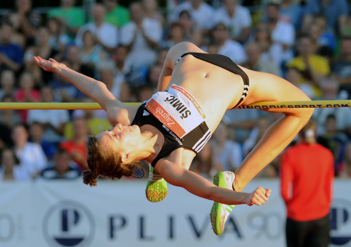 Zagreb, 130911.
IAAF World Challenge Zagreb 2011, 
61. memorijal Borisa Hanzekovica na atletskom stadionu Mladost na Savi.
Na slici: Simic Ana.
Foto: Srdjan Vrancic / CROPIX