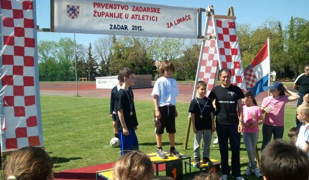 UŠŠ “Dite zadarsko” nastupila na otvorenom prvenstvu Zadarske županije u atletici za limače i limačice