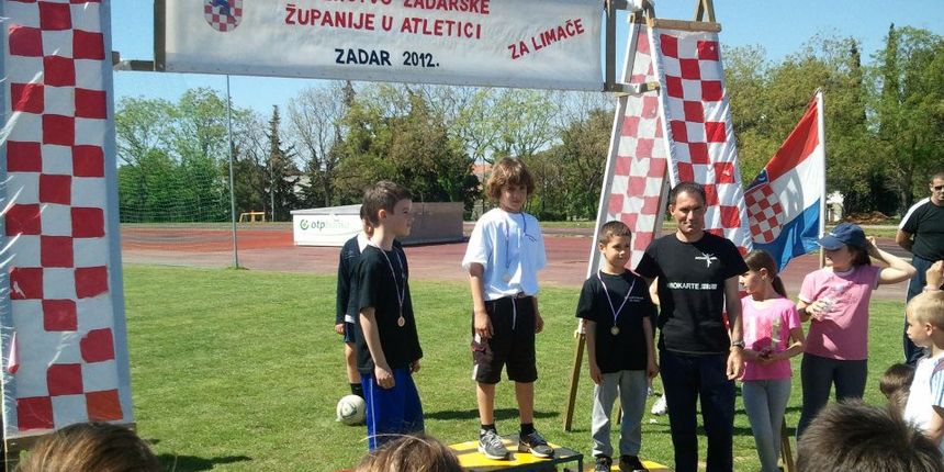 UŠŠ “Dite zadarsko” nastupila na otvorenom prvenstvu Zadarske županije u atletici za limače i limačice