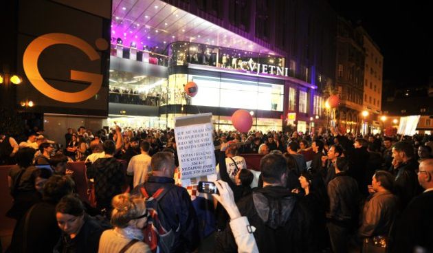 Cvjetni trg, aktivisti(Foto:CROPIX)