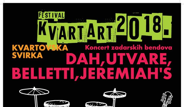 KvartArt: U srijedu koncert zadarskih bendova