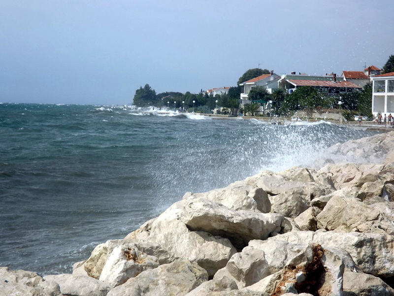 Tramontana u Diklu 26. kolovoza 2012., Foto: Natali Bukvić